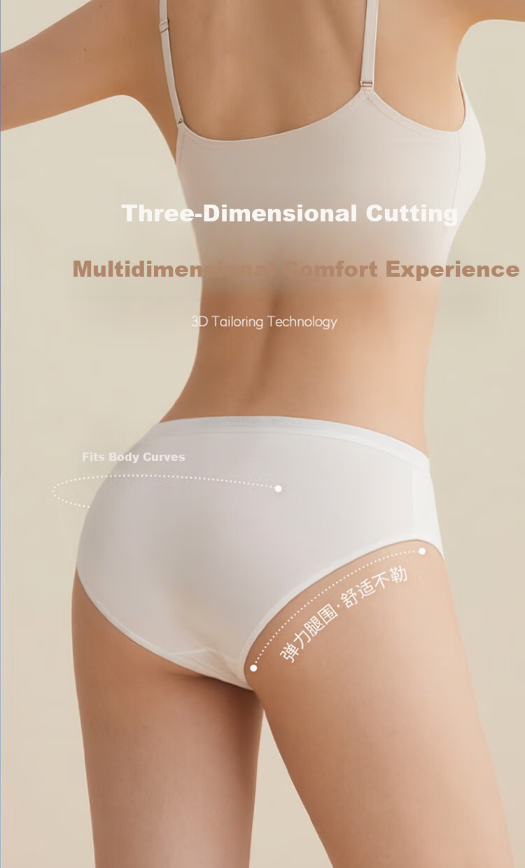 BANANA TRIP Women's Disposable Cotton Briefs Triangle [10A Antibacterial] Pure Cotton Sterile Wash-Free Individually Packaged 7 Pieces M Size 18