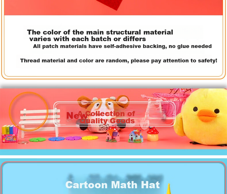 Yupinfengmao Magic Hat Handmade DIY Creative Material Kit Elementary Student Self-Made Math Element Educational Toy Back-to-School Season 7