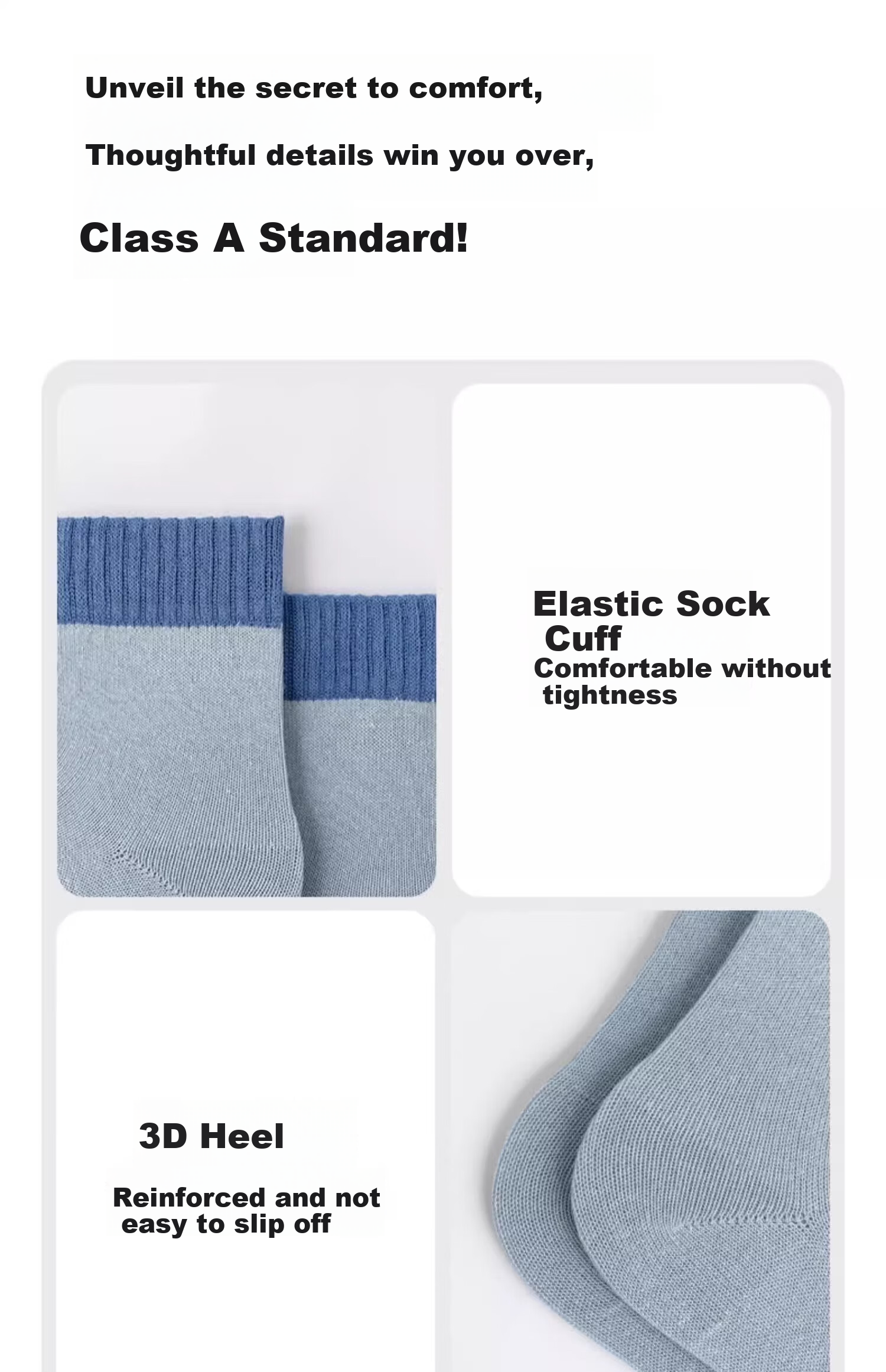 Yuzhaolin Boys' Socks 100% Cotton Seamless Spring Summer Youth Girls' Odor-Resistant Mid-Calf Student Children's Socks 21
