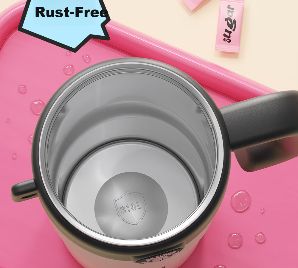 Fuguang Giant Straw Insulated Ice Water Bottle Large Capacity Female Student High-Value 316L Stainless Steel Tea Cup 6