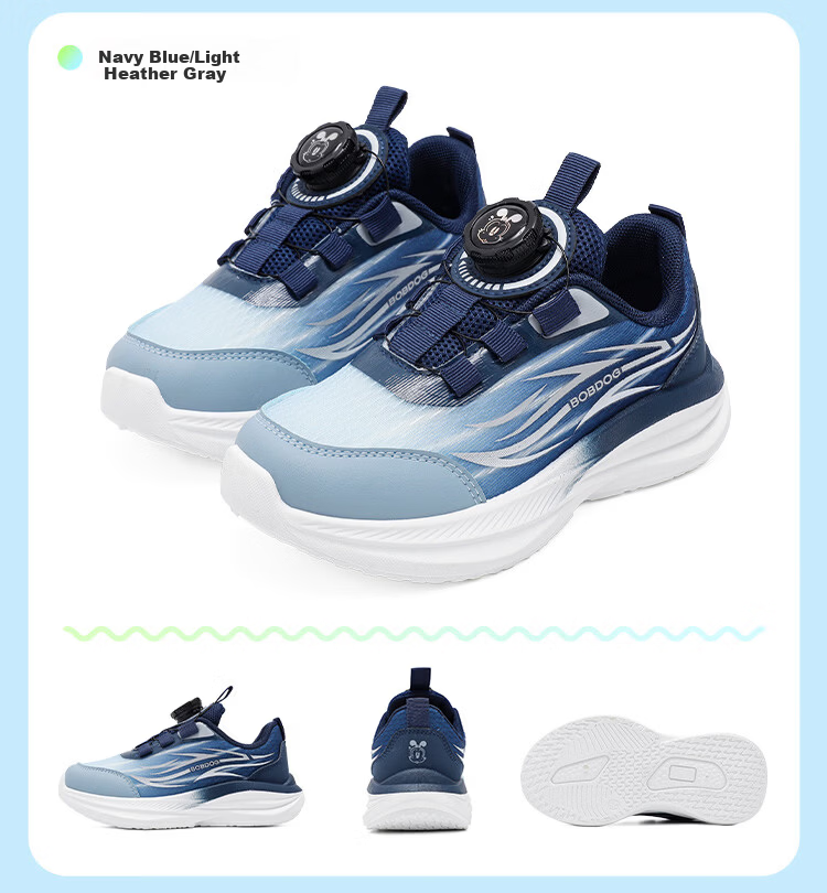 BOBDOG Kids Spring Casual Low-Top Running Shoes Children's Sports Shoes Girls Casual Shoes 102561021 Light Pink/White Size 36 8