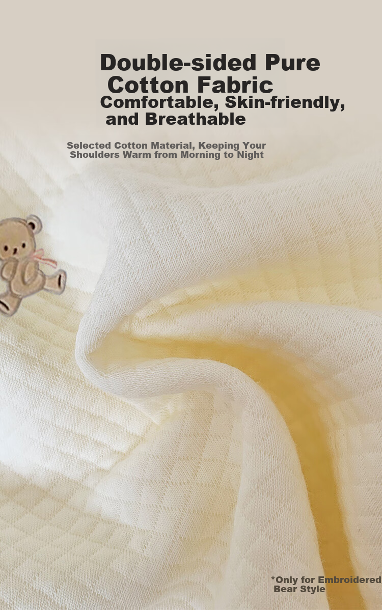 Aibaozi Postpartum Shoulder Warmer Autumn Winter Thickened Cold-Proof Maternity Nursing Shawl Wheat Ear Rabbit M432 6