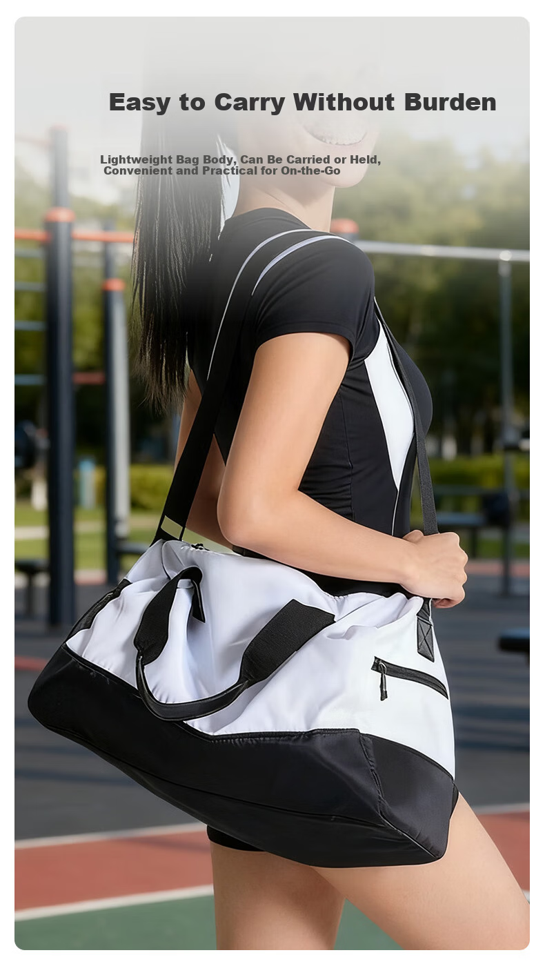 Keep Fitness Bag Large Capacity Wet and Dry Separation Travel Toiletry Bag Portable Handheld Luggage Shoulder Crossbody Bag 6
