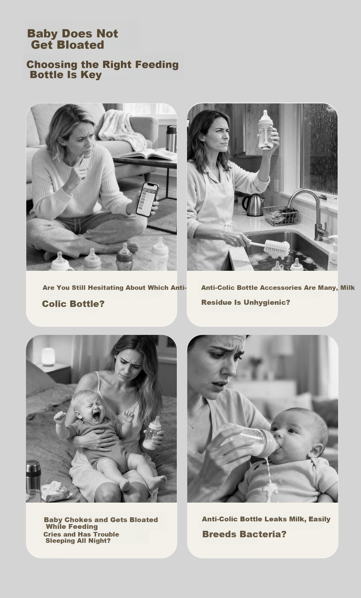 Evorie Exquisite Series Glass Baby Bottle Wide Neck Newborn Bottle 160ml Moonlight Blue (0-3 Months+) 2