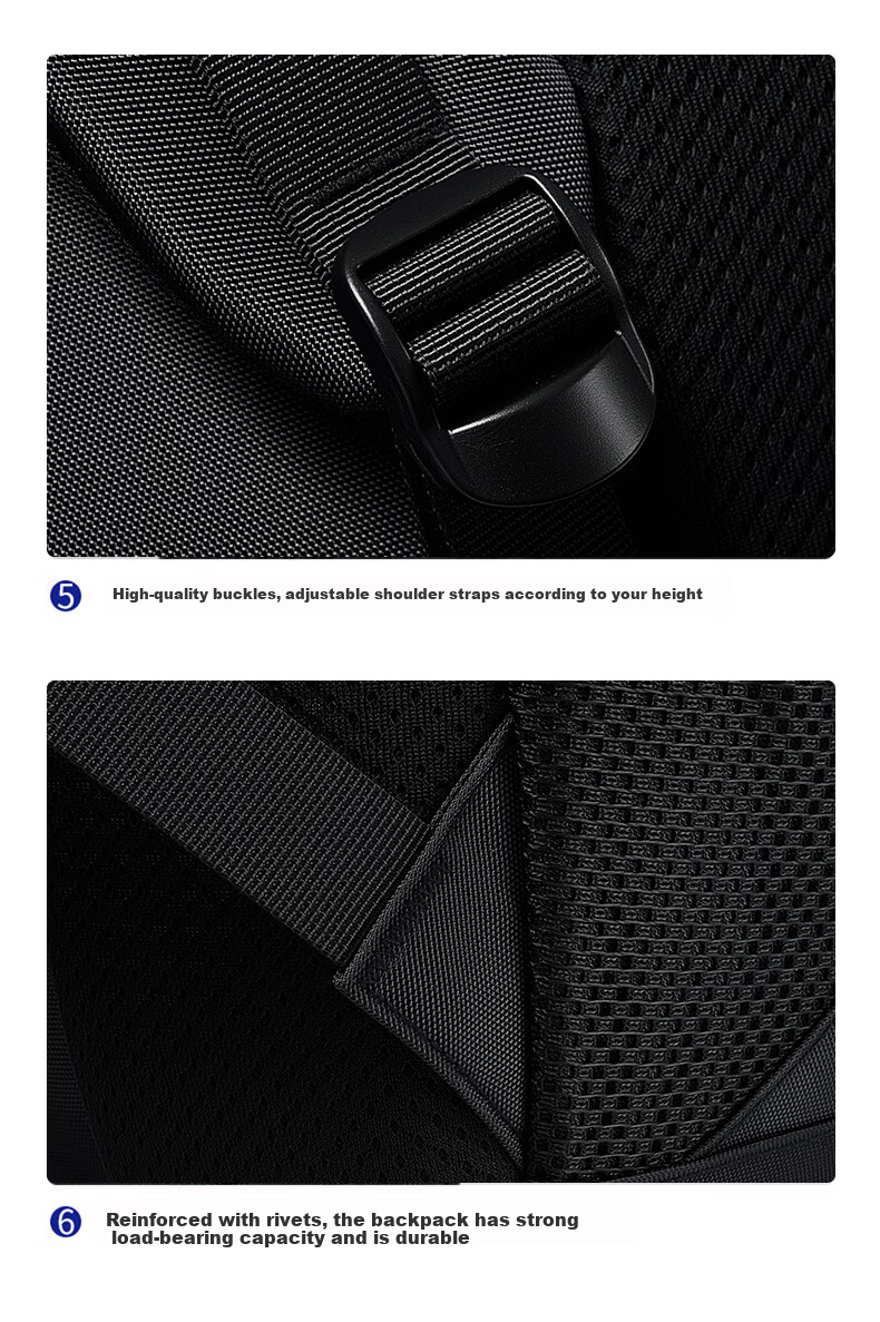 361° Men's Backpack Large Capacity Casual Water-Resistant Commuter Lightweight Sports Bag for Middle School, High School, and College Students 17