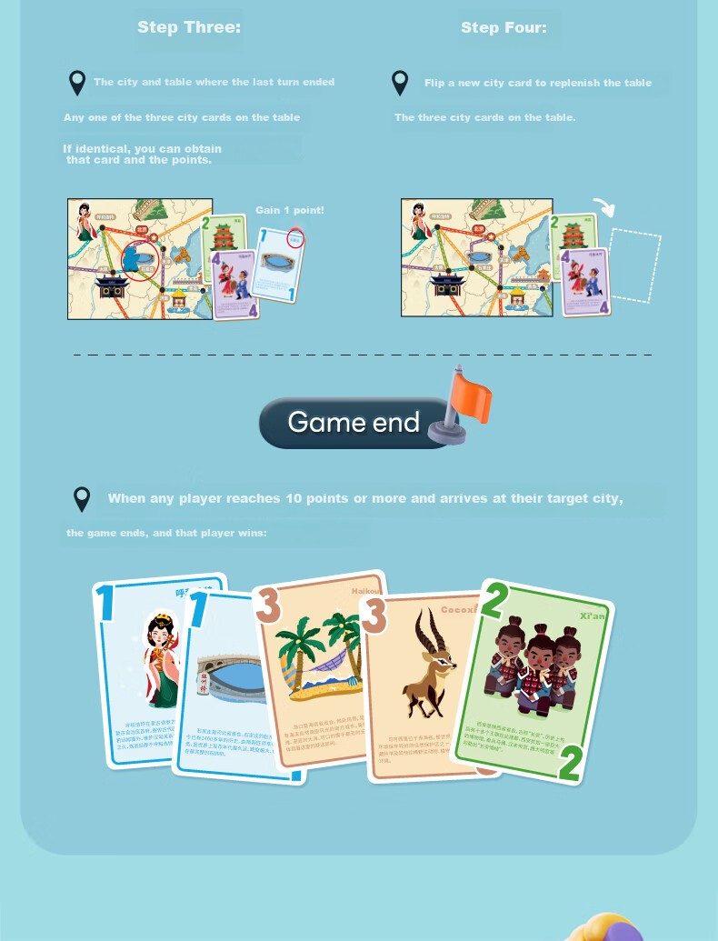 Yaofish Children's Table Game Card Guessing Cards for Multiplayer Gatherings, Elementary School Students, Boys And Girls, Children's Gift 7