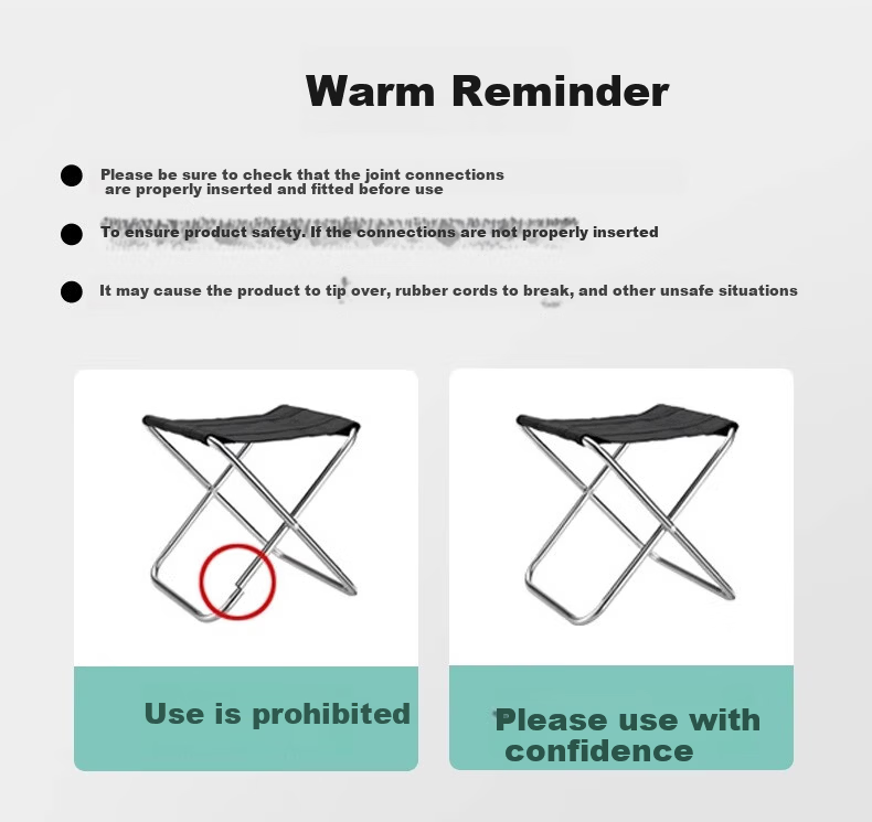 Shanfei Lightweight Folding Stool Handbag Portable Outdoor Camping Fishing Travel Chair 19