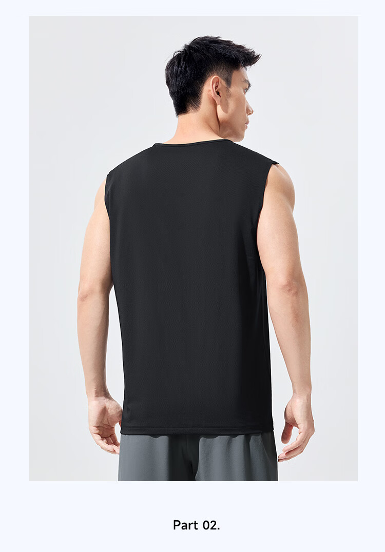 Xtep Quick-Dry Vest | Men's Breathable Summer Fitness Sleeveless Ice Silk Basketball Training Tank Top Sports Vest Shirt 17
