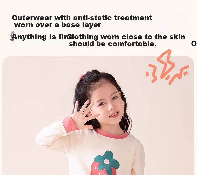 Mianqixiong Children's Cotton Pajamas Spring and Autumn New Thin Cotton Homewear Set for Boys and Girls Baby Autumn Clothes Set - Size 120 4
