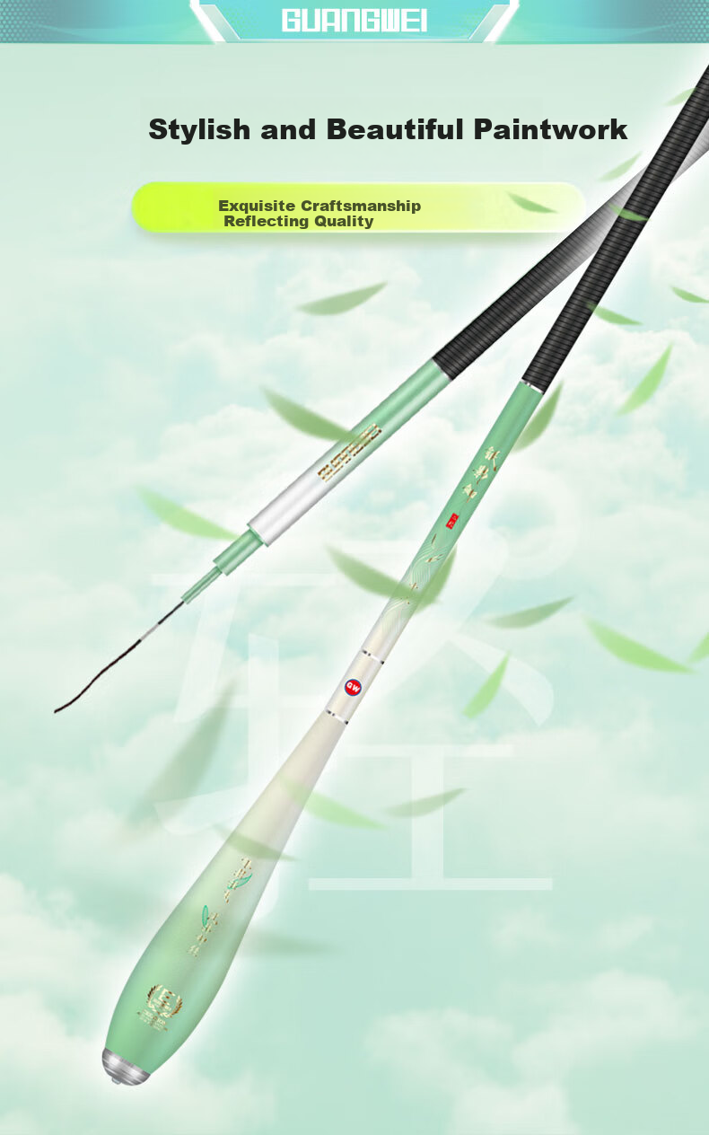 GW 2.7m Silver Shadow Crucian Carp Second Generation Ultra-Light Ultra-Thin Hand Fishing Rod Tai Fishing Rod Fishing Gear 7