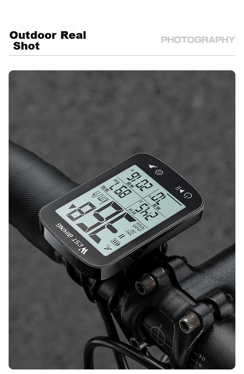 WestBiking XQ2 Road Bike GPS Smart Wireless Speedometer Quick Connect Mountain Cycling Odometer Cycling Device 6