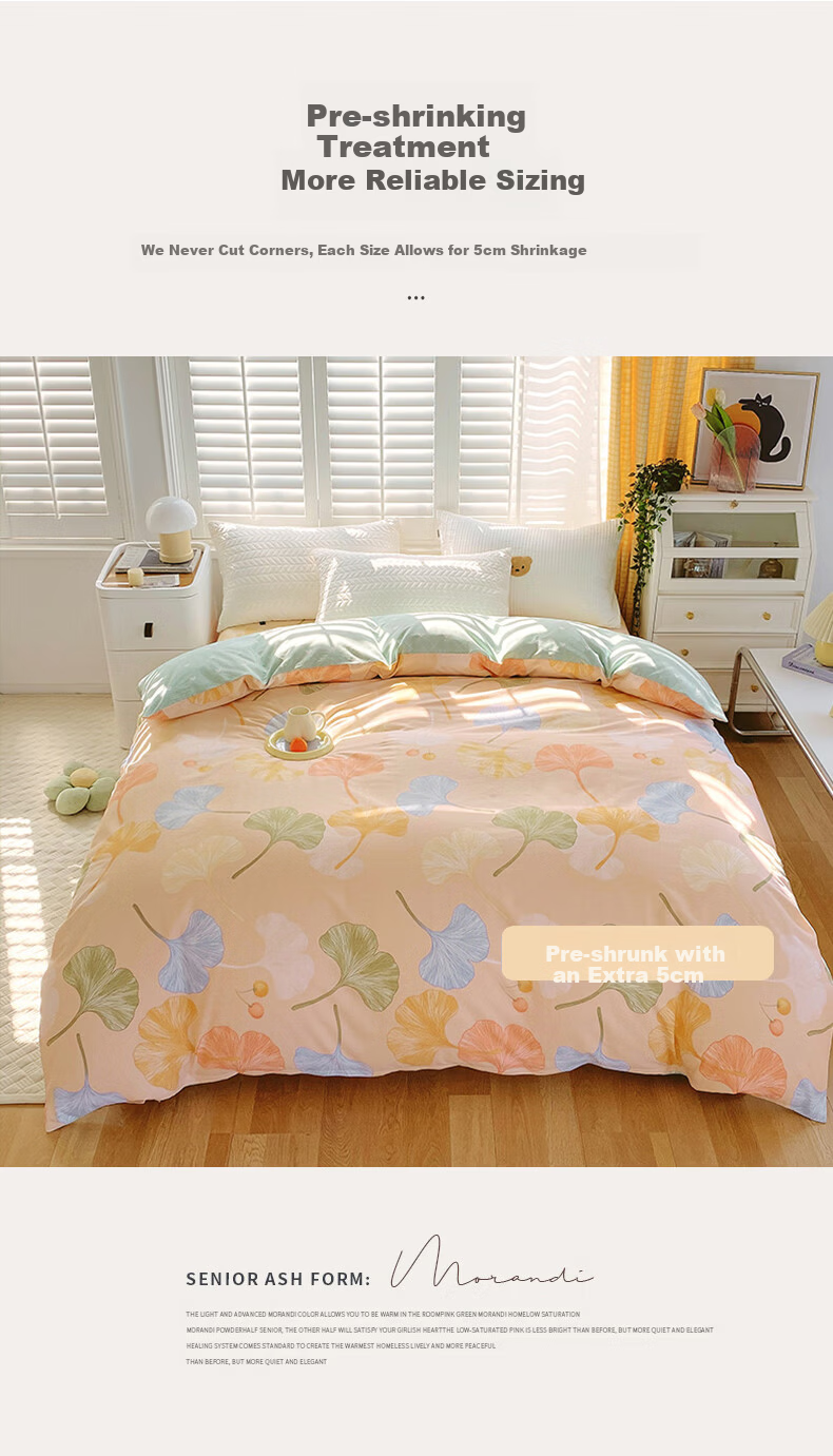 Hengyuanxiang 100% Pure Cotton Quilt Cover Single Piece Summer Quilt Cover Double/Single 220*240cm 10