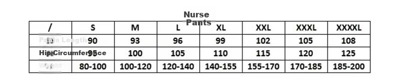 BOLOLANZHI Nurse Pants Elastic Waist Doctor Pants Women White Work Pants Spring Summer Thin Elastic Band Plus Size Nurse Uniform Pink Custom 4