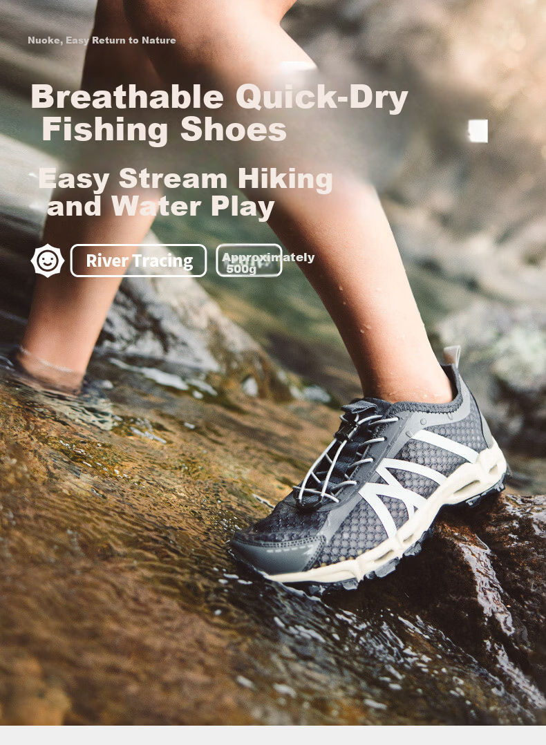 Naturehike Professional Creek Shoes Lightweight Unisex Water Shoes Non-Slip Breathable Swimming Snorkeling Beach Hiking Outdoor Fishing Shoes 1