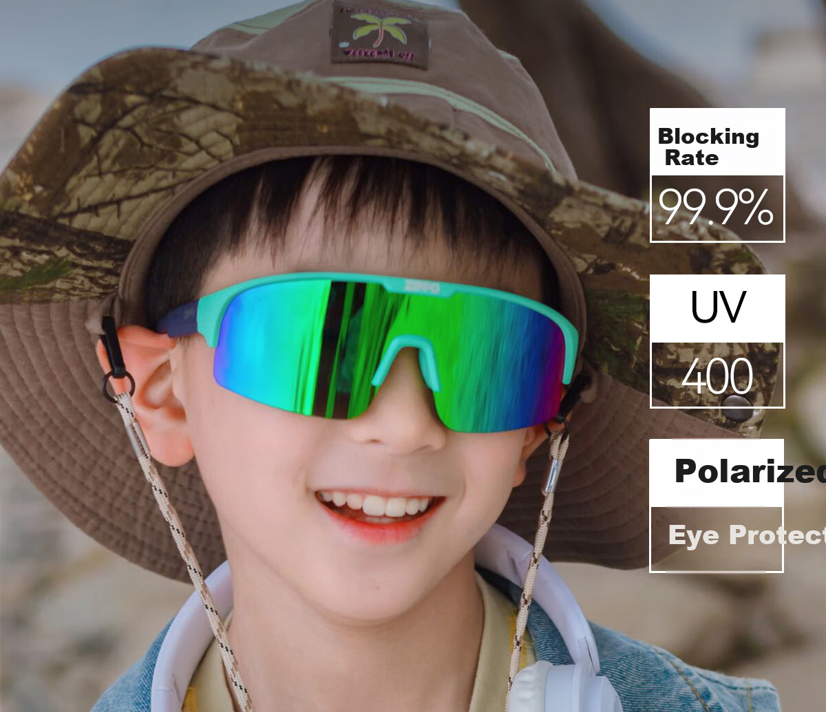 ZIPPO Kids Outdoor Sports Sunglasses UV Protection Unisex Running Cycling 52875C02-11 1