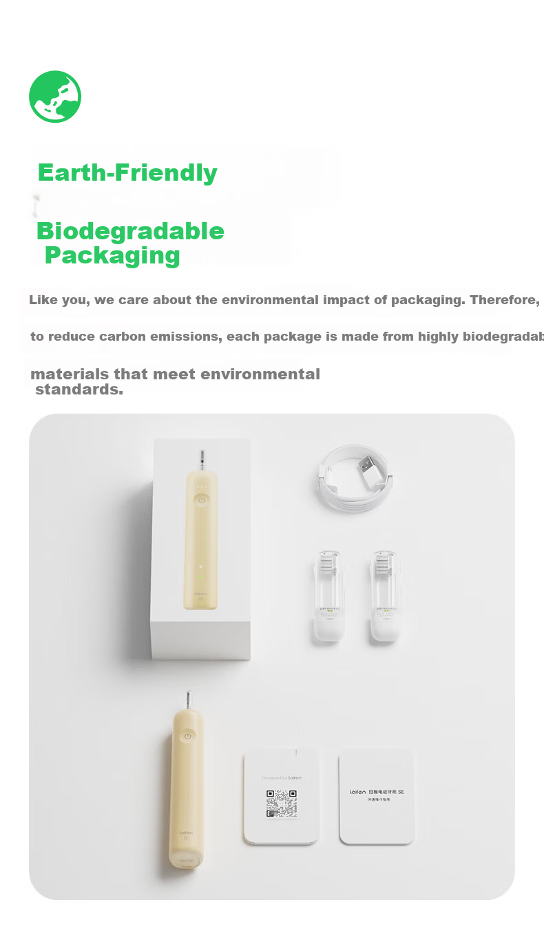 Laifen First Generation Sonic Electric Toothbrush SE Sensitive Brush Laifen Comfortable Cleaning Adult Toothbrush Yellow Couple Birthday Gift for Him/Her 18