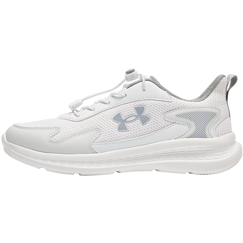 Under Armour Kids Speed Running Shoes Velcro Casual Running Shoes Boys Girls Autumn New Breathable Sneakers