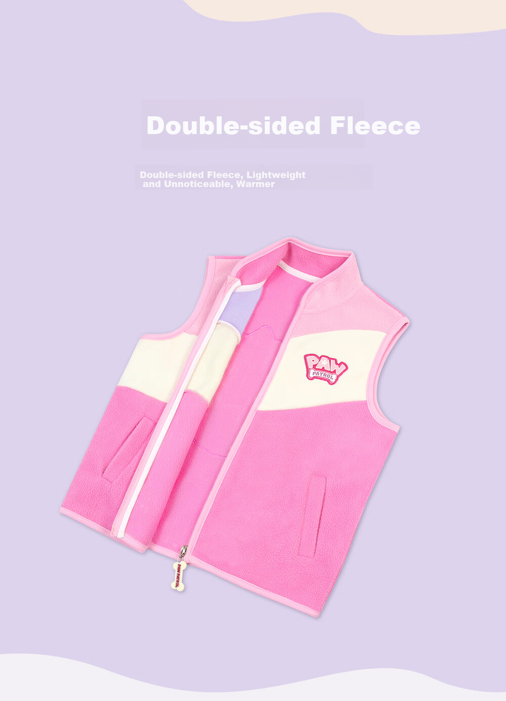 PAW PATROL Kids Vest Boys Girls Spring Baby Student Warm Fleece Jacket 1983A 120 17
