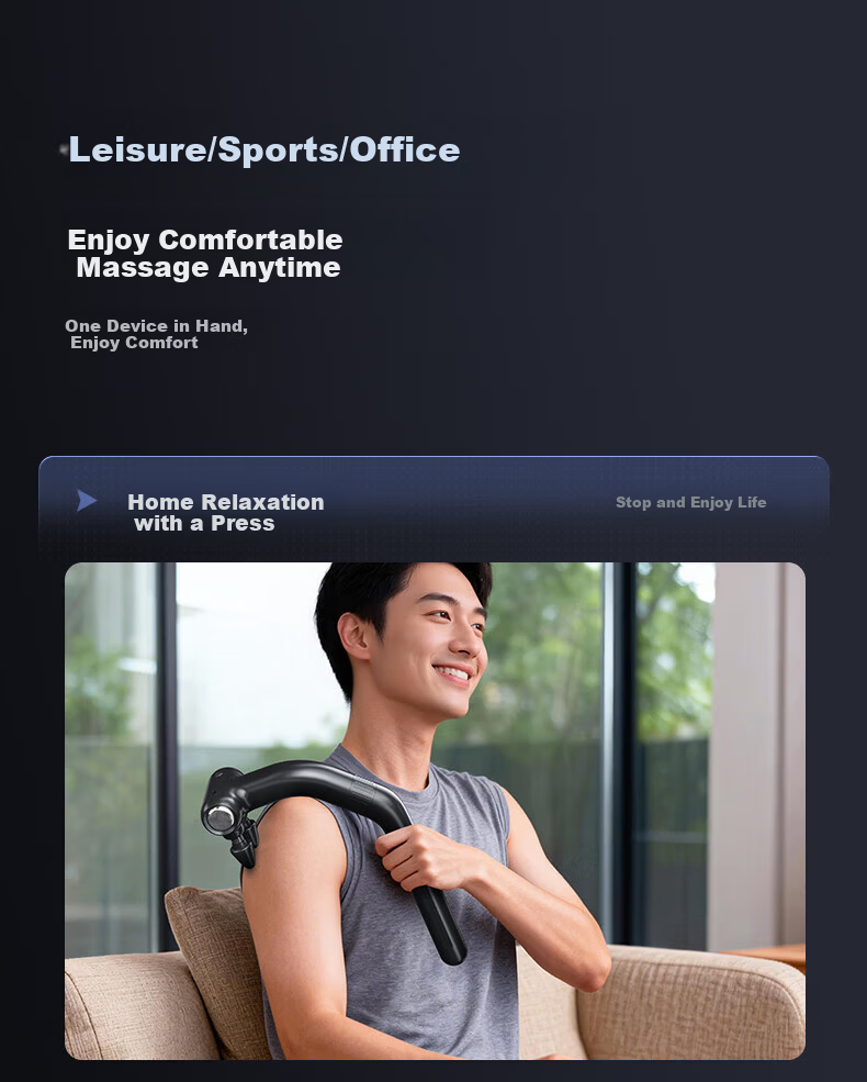 LI-NING Professional Fascia Gun Massager for Shoulders, Neck, Waist, and Back - Deep Muscle Massage Device, Ideal Gift for Parents, Valentine's Day, Qixi Festival, Birthday, Boyfriend, and Girlfriend 25