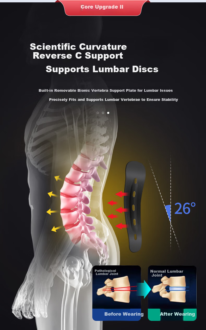 Lizi Medical Lumbar Support Belt for Herniated Disc, Lumbar Spine Protector, Lumbar Muscle Strain Relief, Sports Lumbar Brace, Size L 6