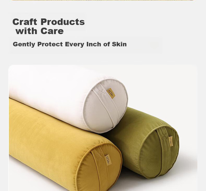 AiLu Long Body Pillow for Girls Sleeping Pregnant Women Side Sleep Leg Hugging Cylindrical Pillow Removable Washable for Boys 24