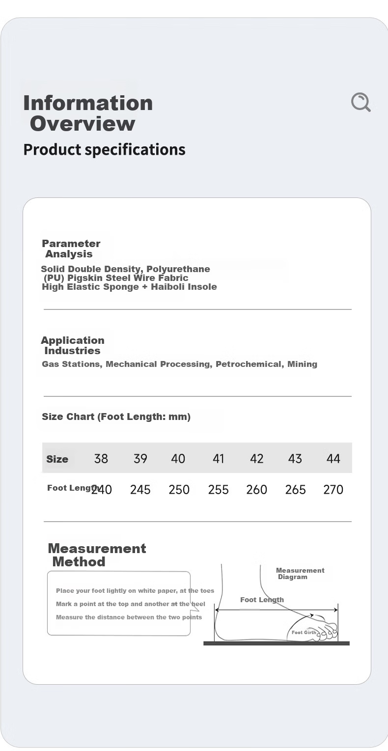 BlueOwl Shield Men's Summer Breathable Anti-Static Work Shoes Gas Station Protective Steel Toe Anti-Puncture DL2095A-1 Size 46 7