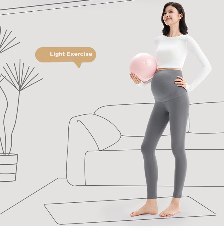 PurCotton Maternity Autumn Winter Seamless Stretch High Waist Supportive Shark Pants Black 175 13
