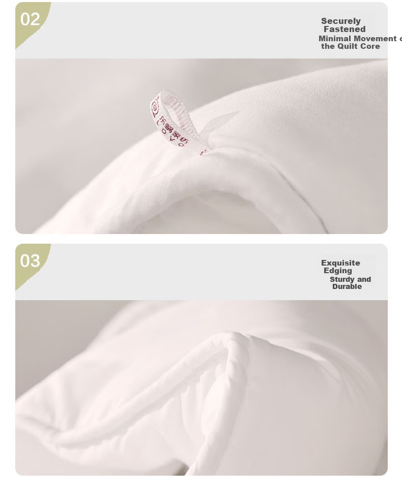 LOVO Luolai Home Textiles Quilt, Anti-Mite Seven-Hole Fiber Spring And Autumn Comforter, 220x240cm, JINGDONG Customized Versio 10