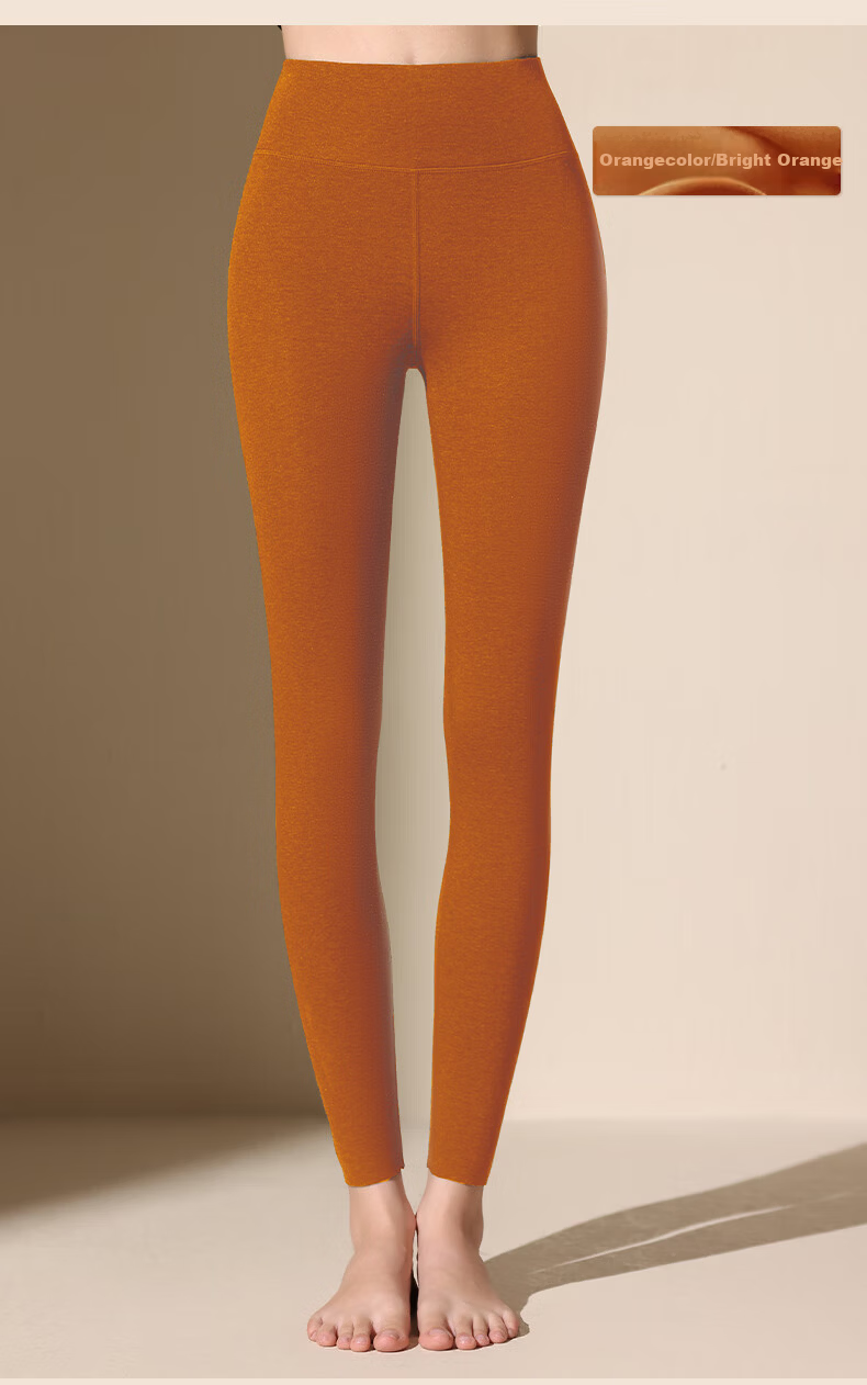 Miiow [Goose Down Tencel] 2026 New Thermal Pants Women's De Rong Heating Fleece Thickened Seamless Autumn Wool Pants 13