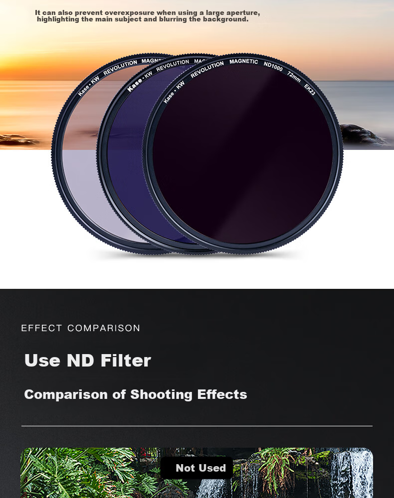 Kase UV Filter, Kase 67mm Magnetic UV Filter, Jinguanglang Second Generation Colorful Magnetic MCUV Filter, High-Definition High-Transparency Internal Ring Magnetic UV Filter, Protective Lens 9