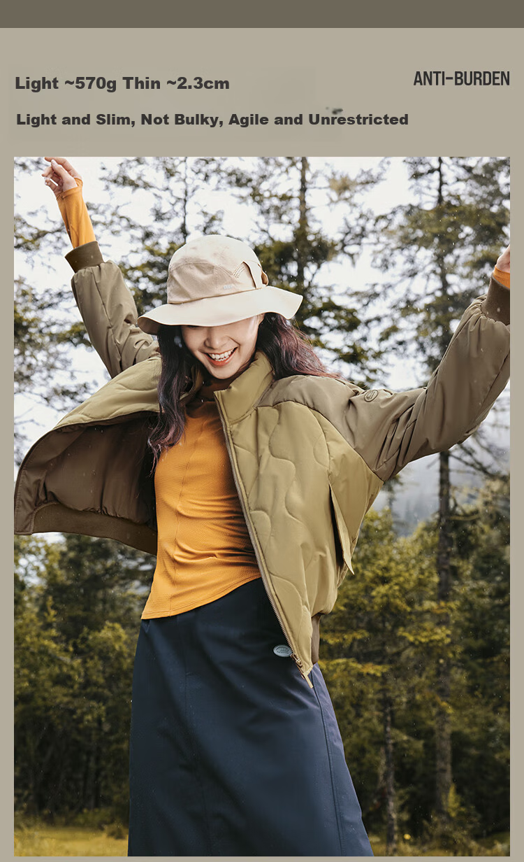 Beneunder Women's Fleece Jacket Warm Mid-Weight Machine Washable Outdoor Cotton Coat CL004 Down-Like 37