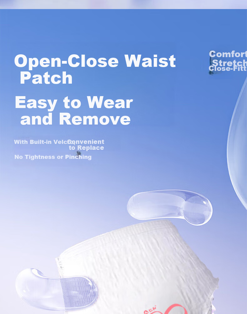 Renhe Sanitary Pants Sleep Pants Maternity Pads Menstrual Pads Postpartum Pads Lochia High Waist Leak-Proof M-L Size 2 Packs 9