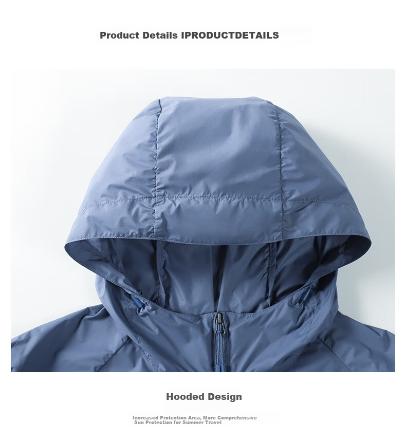 CAMEL Outdoor Sun Protection Jacket Lightweight Breathable UV Protection Sports Skin Jacket Sunscreen Coat A012251005A M 18