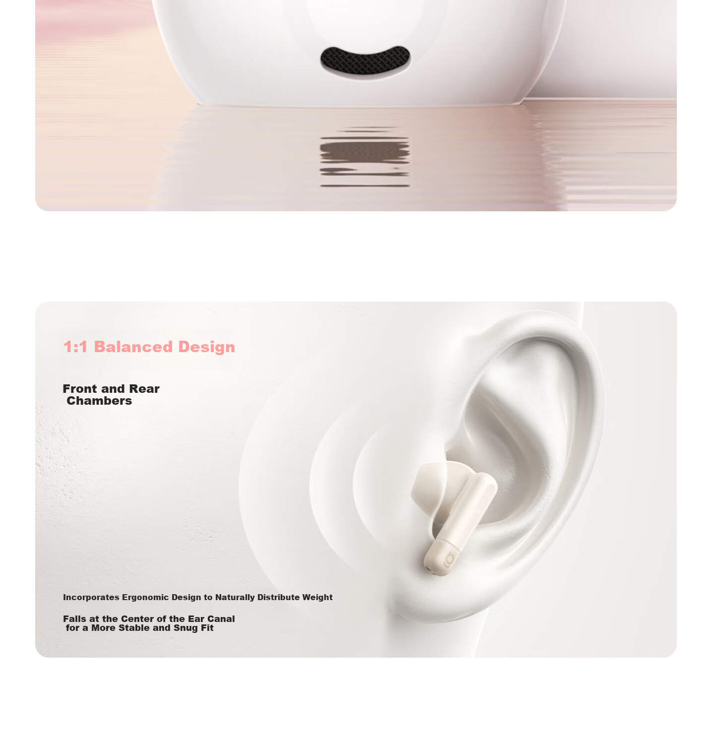 Baseus TWS1 Semi In-Ear True Wireless Earbuds Comfortable Bluetooth Earphones Low Latency for Apple Huawei Vivo Honor Phones 10