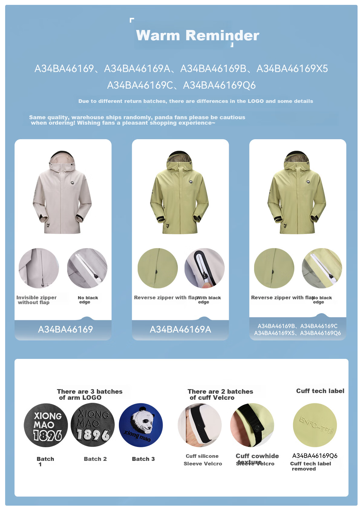 Xiongmao [Liu Yifei's Same Style], Rain Shell Outdoor Jacket for Men And Women, Single Layer Heavy Rain Protection, Triple Protection Mountaineering Coat, Outerwear 6169X5 1