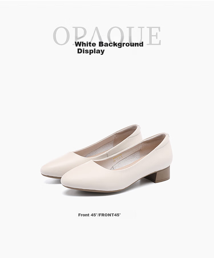 Red Dragonfly Women's Slip-On Soft Sole Leather Casual Shoes Lightweight Commuter Mom Shoes WTB435932 Beige Size 38 6