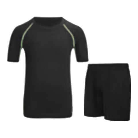 Fandimu Children's Sports Set, Boys And Girls Badminton Basketball Tight-Fitting Base Layer, Breathable High-Elasticity Morning Jogging Training Running Suit