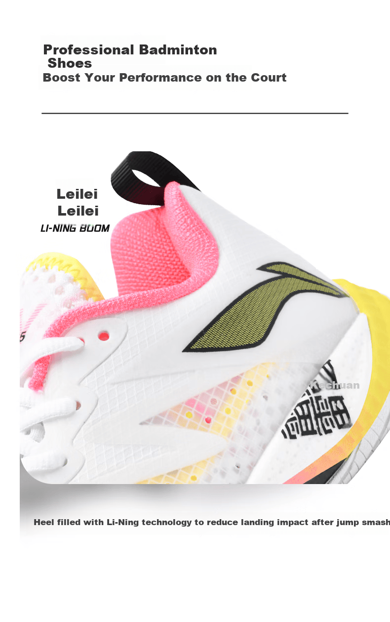 LI-NING Badminton Shoes Falcon 5 New Men's Shock Absorption Durable Breathable Full-Length Cushioning Technology 5