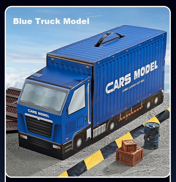 BAOLE STAR TOYS Alloy Car Boys Children's Toy 3-6 Years Old Small Car Model Gift Box Realistic Pull-Back Racing Car Blue Children's Day Gift 21