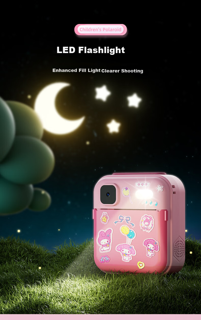 Yisirui Kids Camera Toy Birthday Gift for Ages 7-14 Printable Color Photos Instant Camera for Girls Ages 6-12 14