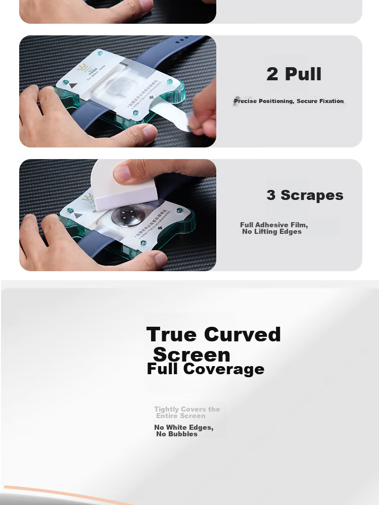 Moho [2-Pack] Protective Back Film for Apple iWatch S11 42MM, Hydrogel Screen Protector for Apple Watch S10 Sensor Full Coverage Screen Protector Quick Apply Tool 6