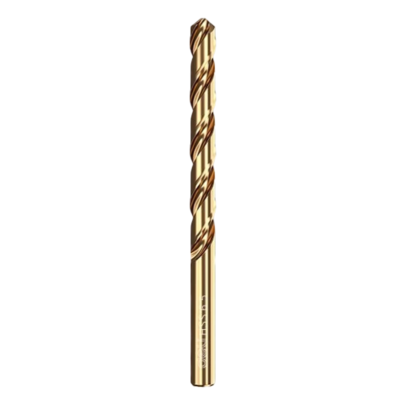 Deli 43 Twist Drill Industrial Grade Round Shank High Hardness Fast Drilling Stainless Steel Aluminum Alloy [6.5mm] 5 Pieces
