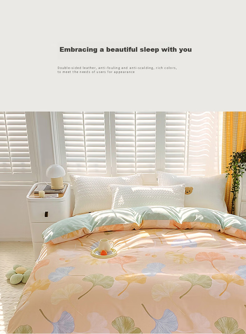 Hengyuanxiang 100% Pure Cotton Quilt Cover Single Piece Summer Quilt Cover Double/Single 220*240cm 3