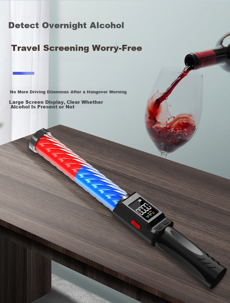 CEM Alcohol Tester Voice Broadcast High Precision Breath Alcohol Detector Portable Alcohol Tester 5