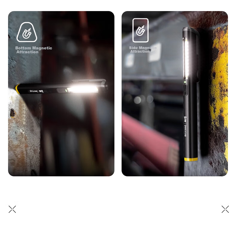 LEM Pen-Style High-Brightness Flashlight Compact Portable Work Light Automotive Repair Magnetic Rechargeable Multifunctional Inspection Tool 11