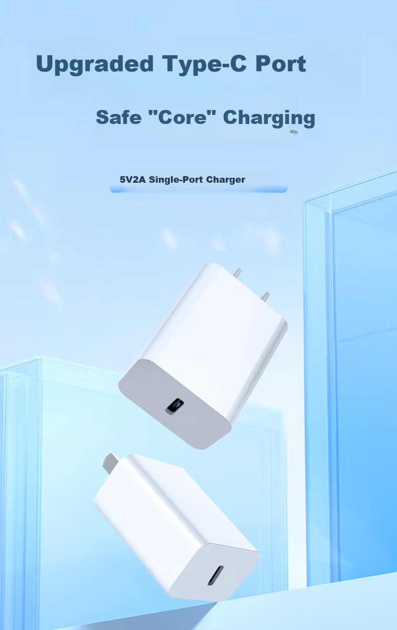 Kewo 5V2A Type-C 10W Fast Charger for Apple Watch, Android, Huawei Phones, Cameras, Xiaomi Earphones, Speakers, Fingerprint Locks, Portable WiFi, Mini Fans 1