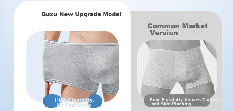 Guxu Disposable Men's Boxer Briefs Pure Cotton Sterile Travel Underwear 12-Pack 29