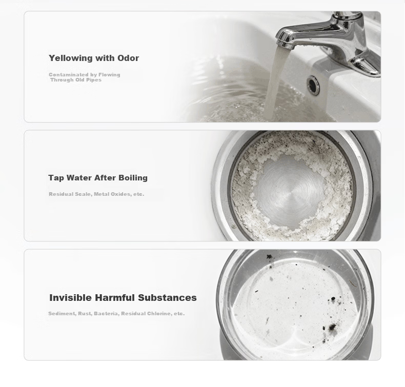 Joyoung Water Purifier for Home Direct Drinking, Kitchen Tap Water Filter, Countertop Ultrafiltration Water Purification System Faucet JYW-TC07 2