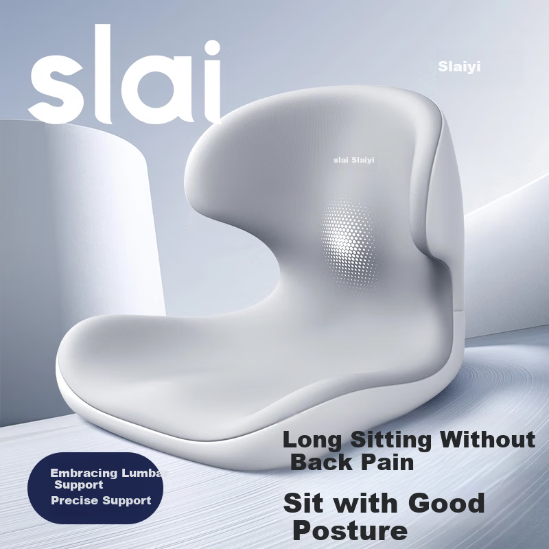 Slyeiy Lumbar Support Cushion Office Backrest Ergonomic Waist Pillow Popular New Product