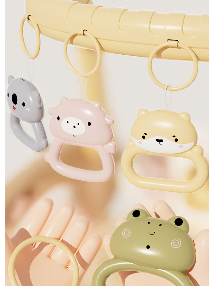 Feibei Baby Piano Foot Pedal Fitness Frame Toy 0-6 Months Newborn Gift Baby Full Moon First Birthday Present 18